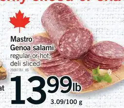 Fortinos MASTRO GENOA SALAMI offer