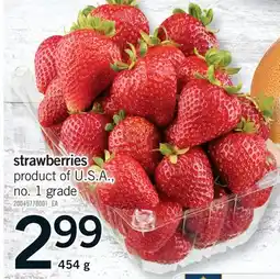 Fortinos STRAWBERRIES offer
