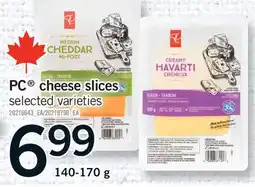 Fortinos PC CHEESE SLICES offer