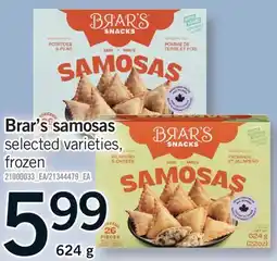 Fortinos BRAR'S SAMOSAS offer