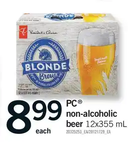 Fortinos PC NON-ALCOHOLIC BEER offer