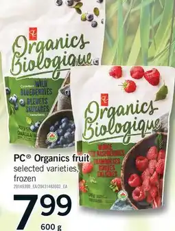Fortinos PC ORGANICS FRUIT offer