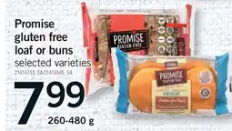 Fortinos PROMISE GLUTEN FREE LOAF OR BUNS offer