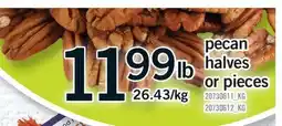 Fortinos PECAN HALVES OR PIECES offer