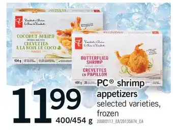 Fortinos PC SHRIMP APPETIZERS offer