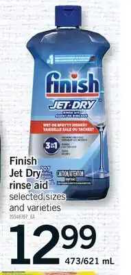 Fortinos FINISH JET DRY RINSE AID, 473/621 ML offer