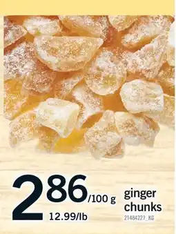 Fortinos GINGER CHUNKS offer