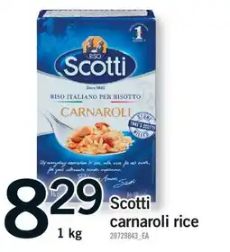 Fortinos SCOTTI CARNAROLI RICE offer