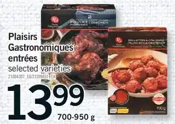 Fortinos PLAISIRS GASTRONOMIQUES GASTRONOMIQUES ENTRÉES offer