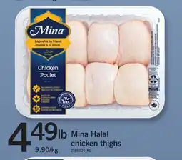 Fortinos MINA HALAL CHICKEN THIGHS offer