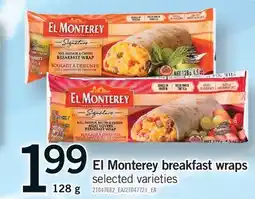 Fortinos EL MONTEREY BREAKFAST WRAPS offer