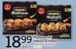 Fortinos RODOULA MINI BAKLAVA OR KATAI offer