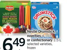 Fortinos NESTLÉ DRUMSTICK NOVELTIES, 4-10'S OR CONFECTIONARY offer