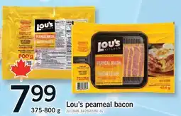 Fortinos LOU'S PEAMEAL BACON offer
