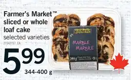 Fortinos FARMER'S MARKET SLICED OR WHOLE LOAF CAKE offer