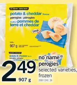 Fortinos NO NAME PEROGIES offer