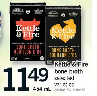 Fortinos KETTLE & FIRE BONE BROTH offer