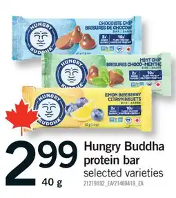 Fortinos HUNGRY BUDDHA PROTEIN BAR offer