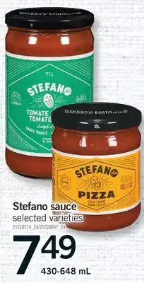 Fortinos STEFANO SAUCE offer