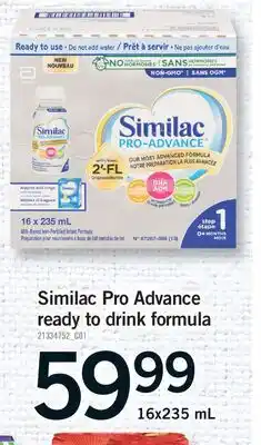 Fortinos SIMILAC PRO ADVANCE READY TO DRINK FORMULA offer