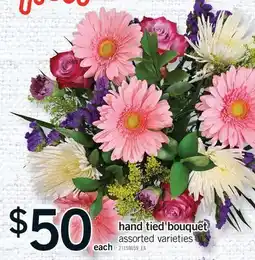 Fortinos HAND TIED BOUQUET offer