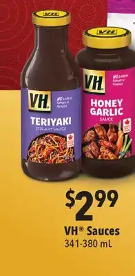Fortinos VH Sauces offer