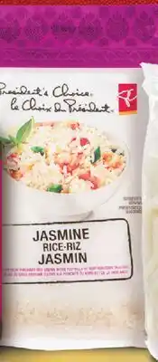 Fortinos PRESIDENT'S CHOICE JASMINE RICE offer