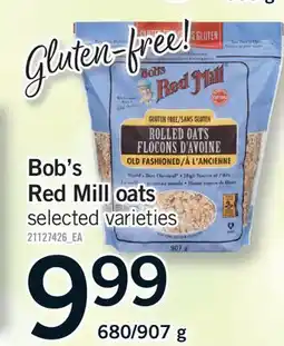 Fortinos BOB'S RED MILL OATS, 680/907 g offer