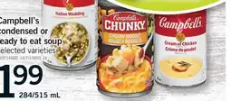 Fortinos CAMPBELL'S CONDENSED OR READY TO EAT SOUP, 284/515 mL offer