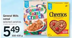 Fortinos GENERAL MILLS CEREAL offer