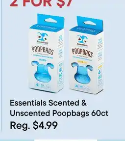 Petvalu Essentials Scented & Unscented Poopbags offer