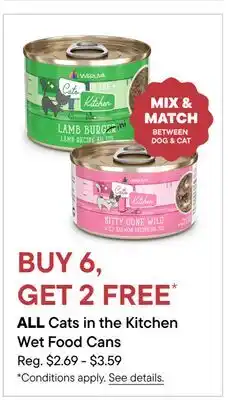 Petvalu ALL Weruva Cats in the Kitchen Wet Food Cans offer
