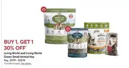 Petvalu Living World and Living World Green Small Animal Hay offer