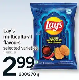Fortinos LAY'S MULTI CULTURAL FLAVOURS, 200/270 g offer
