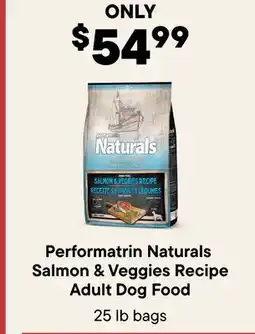 Petvalu Performatrin Naturals Salmon & Veggies Recipe Adult Dog Food offer