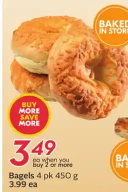 Sobeys Bagels offer