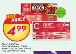 Sobeys COMPLIMENTS or THE CANADIAN BUTCHER Bacon offer