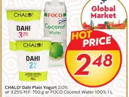 Sobeys CHALO! Dahi Plain Yogurt offer