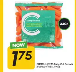 Sobeys COMPLIMENTS Baby-Cut Carrots offer