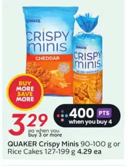 Sobeys QUAKER Crispy Minis offer