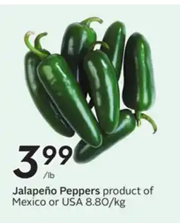 Sobeys Jalapeño Peppers offer