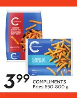 Sobeys COMPLIMENTS Fries offer