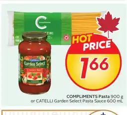 Sobeys COMPLIMENTS Pasta offer