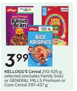Sobeys KELLOGG'S Cereal offer