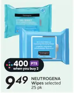 Sobeys NEUTROGENA Wipes offer