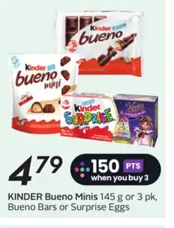 Sobeys KINDER Bueno Minis offer
