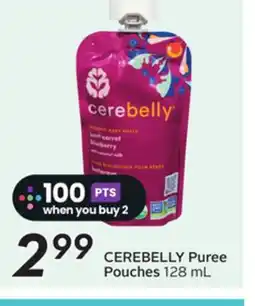 Sobeys CEREBELLY Puree Pouches offer