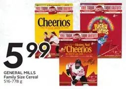 Sobeys GENERAL MILLS Family Size Cereal offer
