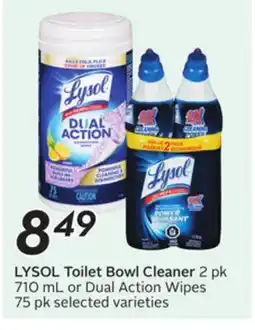Sobeys LYSOL Toilet Bowl Cleaner offer