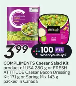 Sobeys COMPLIMENTS Caesar Salad Kit offer
